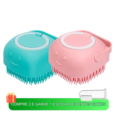 Escova de xampu para animais de estimação.
