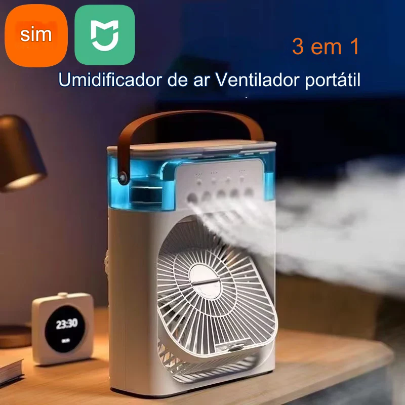 Umidificador Portátil 3 em 1.