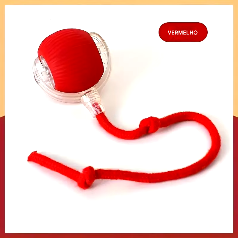 Bola Inteligente para Cães e Gatos Recarregável USB-C.