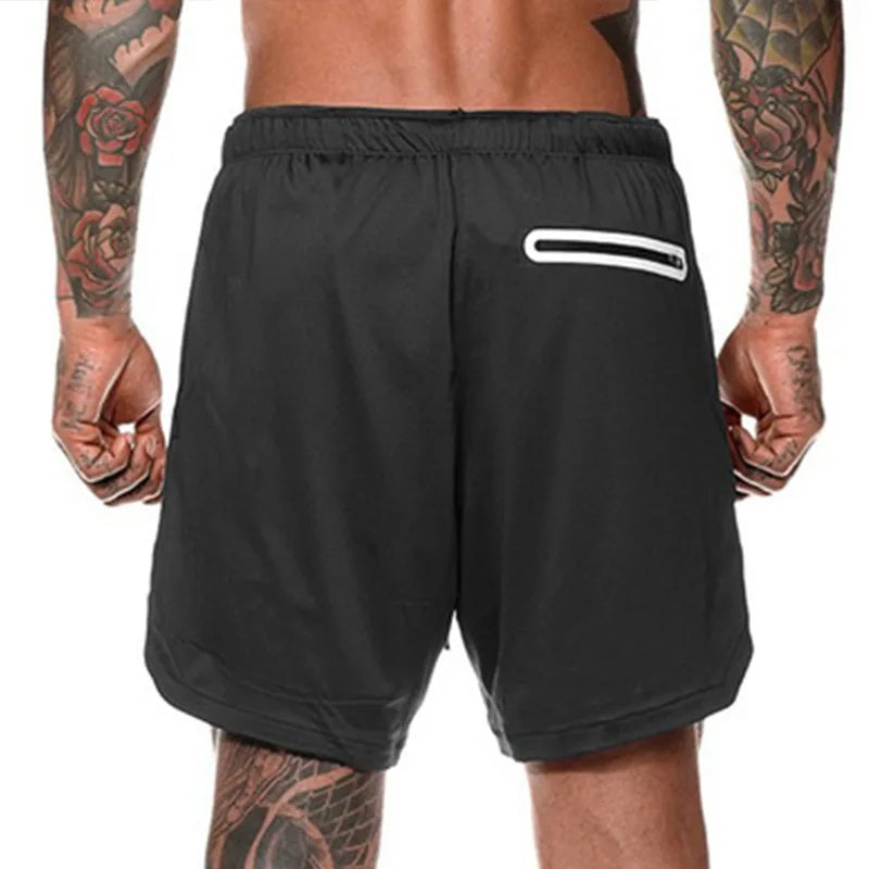 Shorts Para Treino 2 em 1 Esporte Air Effect .