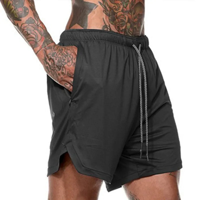 Shorts Para Treino 2 em 1 Esporte Air Effect .