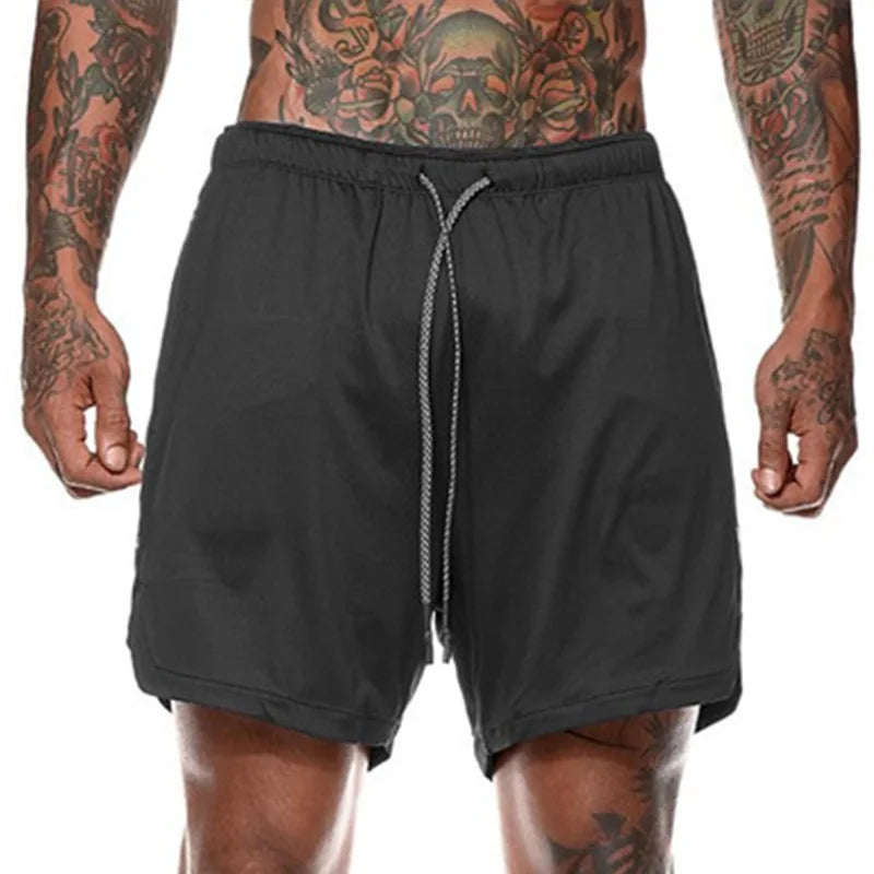 Shorts Para Treino 2 em 1 Esporte Air Effect .